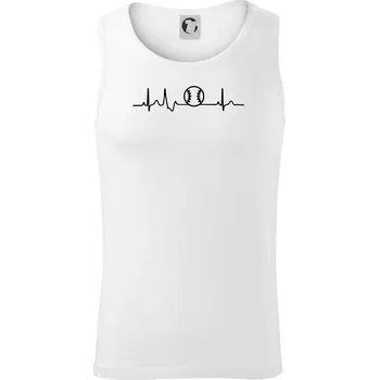 Pánské termoprádlo EKG baseball míček - Tílko pánské Core - 2XL ( Bílá )