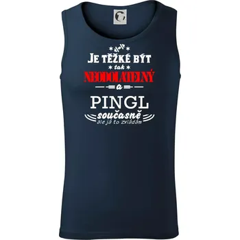 Je těžké být neodolatelný pingl - Tílko pánské Core - XL ( Námořní modrá (velmi tmavá - téměř černá) )