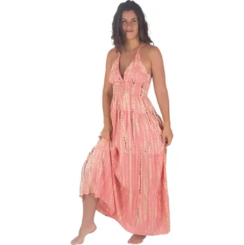 Dámské šaty Dlouhé růžové batikované šaty Kantima Light Pink, Sittar, 2024