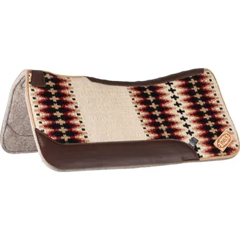 Pool´s Konturovaná westernová podsedlová deka Barva: béžová/červená