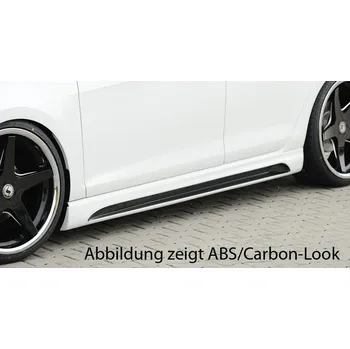 PC tuning Rieger boční práh mont. strana levá pro Seat Leon 5F 3-dvéř. (sc), r.v. 10/12-, plast ABS bez povrchové úpravy, s prolisem a výřezem