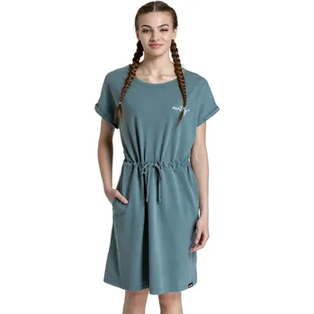 Dámské šaty Meatfly dámské šaty Lottie North Atlantic | Zelená | Velikost M | 100% bavlna