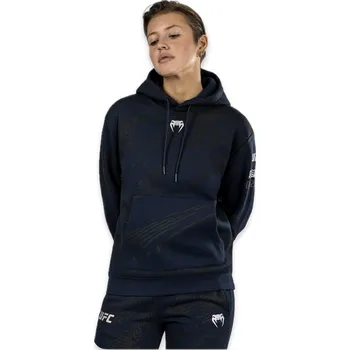 Dámská mikina UFC Fusion by Venum Fight Week Women’s Pullover Hoodie - Oceanic Blue Velikost: S