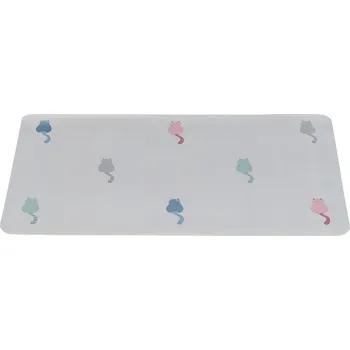 Podložka pod misku Trixie podložka pod misku pro kočku lilly šedá 28x44 cm