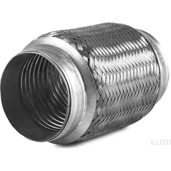 Výfuková trubka Pružný člen výfuku - vlnovec vnitřní průměr 63 MM / celková délka 225MM