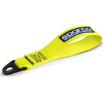 Tažné zařízení Sparco textilní tažné oko žluté