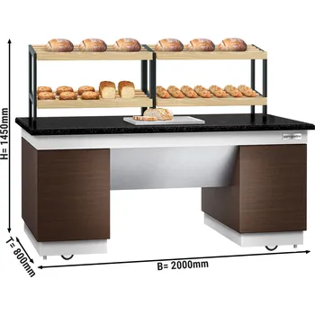 Kuchyňské prkénko G.Gastro Police na chléb - 2,0 x 0,8 m