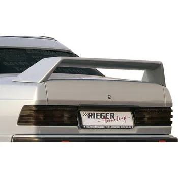 PC tuning Rieger zadní křídlo pro Mercedes 190 W201 sedan, plast ABS bez povrchové úpravy