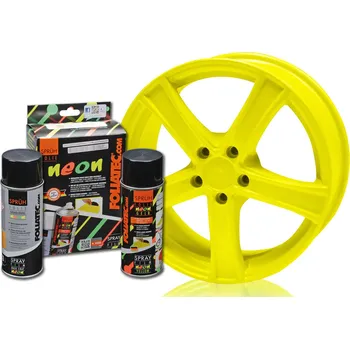 Autolak FOLIATEC fólie ve spreji (dip) 400 ml, barva Neonová žlutá