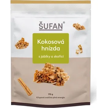 Šufan Kokosová hnízda s jablky, 170 g