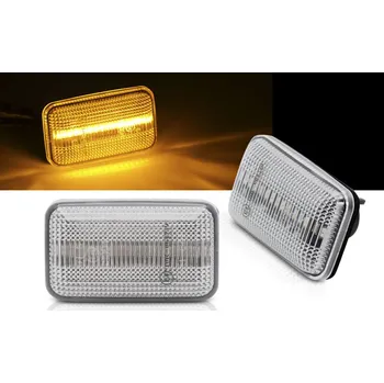 Směrový světlomet AUDI 200 92-91 C3 - LED dynamické blikače bílé