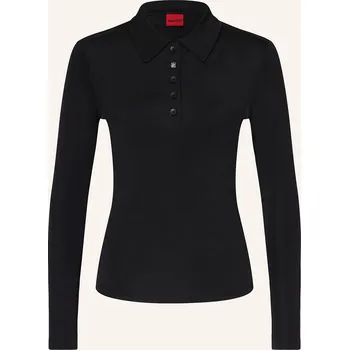 Dámské tričko Hugo Dámská Žerzejová Polokošile Darosevil, černá, 38