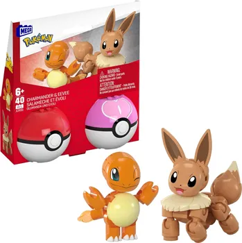 Sběratelská karetní hra Pokémon Mega Pokemon Charmander a Eevee Pokeballs