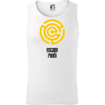 Escape room labyrint - Tílko pánské Core - 2XL ( Bílá )