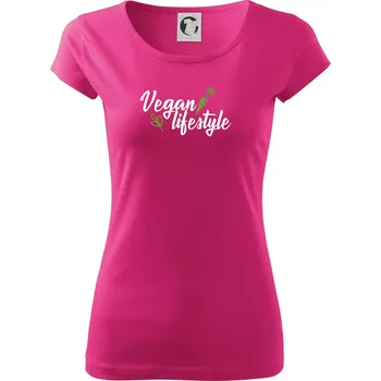 Dámské tričko Vegan lifestyle - Dámské triko Pure - XS ( Purpurová )