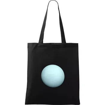 Fotky planet - Uran - Taška bavlněná - 42 x 38 cm ( Černá )