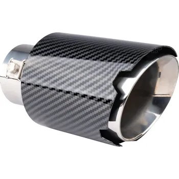 Koncovka výfuku Laděná koncovka výfuku nerezová 89mm CARBON