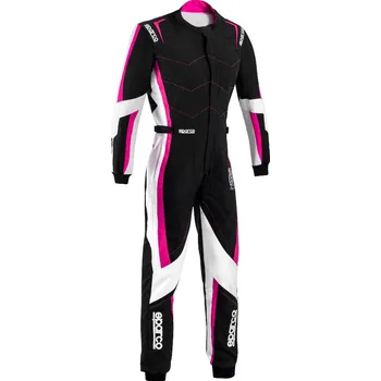 Moto kombinéza Dámská kartingová kombinéza Sparco KERB LADY, s homologací FIA, barva černo-růžová