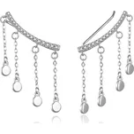 MOISS Módní podélné náušnice s řetízky E0003081 + 2 měsíce na vrácení zboží