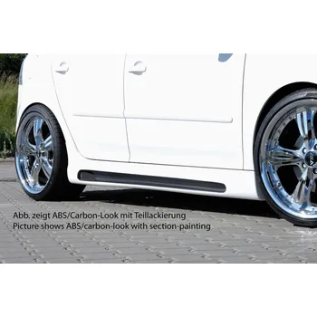 PC tuning Rieger boční práh mont. strana pravá pro Volkswagen Golf 5 1K 5-dvéř., GTI, R32, plast ABS bez povrchové úpravy, s prolisem a výřezem