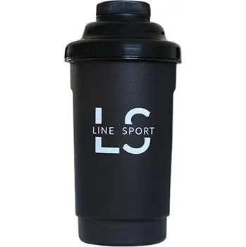 Shaker Shaker na nápoje Line Sport 600 ml - černý