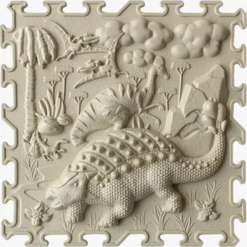 ortopedická podložka Masážní ortopedické podložky - brontosaurus - béžová