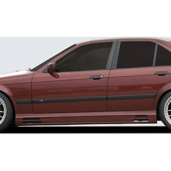 Rieger boční práh mont. strana levá pro BMW řada 3 E36 compact, kabriolet, kupé, sedan, touring, r.v. 01/90-12/99, plast ABS bez povrchové úpravy, s prolisem, s prolisem a dvěma výřezy