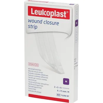 Náplast Leukoplast strip - náplasťové stehy - 3 x 75 mm