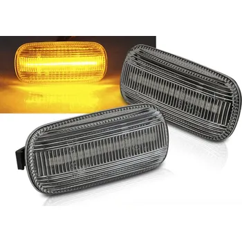 Směrový světlomet AUDI A8 D3 2002-2009 - LED dynamické blikače černo bílé