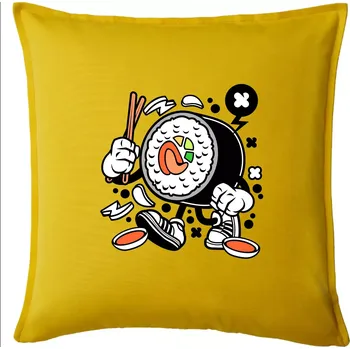 Polštář Sushiman - Polštář 50x50 - 50x50 - Pouze potah ( Žlutá )