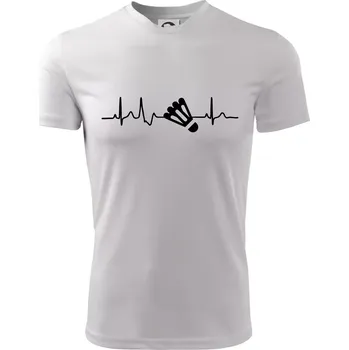 Chlapecké tričko EKG Badminton košík - Dětské triko sportovní (dresovina) - 158 cm/12 let ( Bílá )