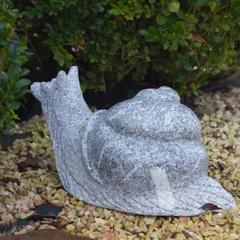 Zahradní dekorace Kameny.cz Šnek (žula) z přírodního kamene Vybere si barevnost: Šedá žula