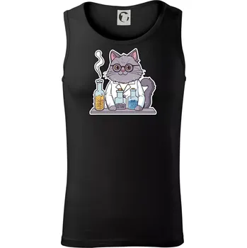 Pánské termoprádlo Kočka chemik - Tílko pánské Core - XL ( Černá )