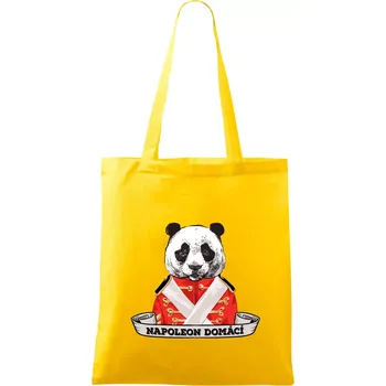 Napoleon domácí panda - Taška bavlněná - 42 x 38 cm ( Žlutá )