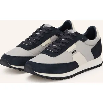 Pánská obuv Boss Pánské Sneakersy Parkour-L, světle šedá / tmavě modrá, 43