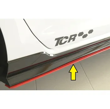 PC tuning Rieger spoiler pod boční práh mont. strana pravá pro Volkswagen Golf 7 GTI-TCR 3-dvéř., 5-dvéř., r.v. 01/19-, plast ABS bez povrchové úpravy