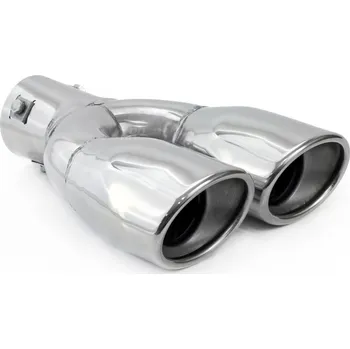 Koncovka výfuku Laděná koncovka výfuku nerezová 2x85x67 leštěná