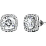 Royal Fashion stříbrné pozlacené náušnice ME020