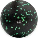 Masážní míček Line Sport - 12 cm - černo-zelená