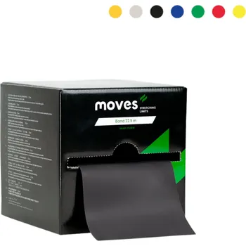 Moves Band – Odporová cvičební guma 22,5m - special heavy - černá