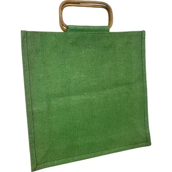 Přírodní jutová taška green