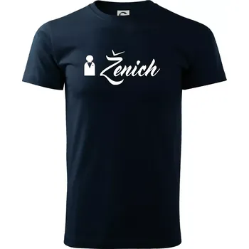 Ženich ikonka - Triko extra velké (5-8XL) - 7XL ( Námořní modrá (velmi tmavá - téměř černá) )