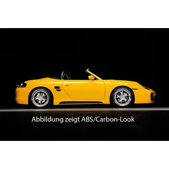 PC tuning Rieger boční práh mont. strana levá pro Porsche Boxster 986, r.v. 09/96-10/04, plast ABS bez povrchové úpravy, s prolisem a výřezem