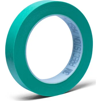 Ostrá obrysová maskovací páska 3M, zelená 19 mm x 55 m
