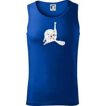 Kočka čistotná (studio-arte.cz) - Tílko pánské Core - 2XL ( Královská modrá )