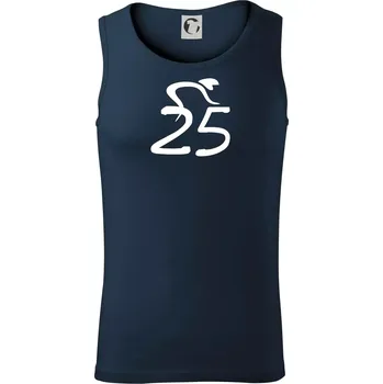 Cyklista slaví pětadvacítku (25) - Tílko pánské Core - M ( Námořní modrá (velmi tmavá - téměř černá) )