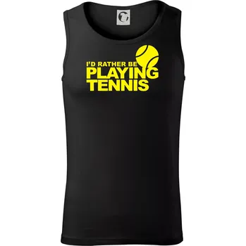 Playing tennis - Tílko pánské Core - XL ( Černá )