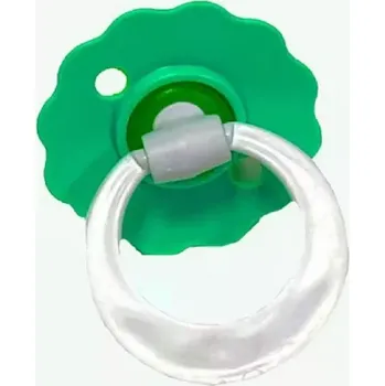 dudlíky VULKAN - Medical, a.s. Dudlík latexový - šidítko - kytička zelený