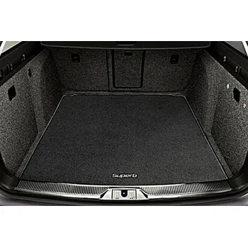 Vana do kufru Škoda Superb II Combi - Textilní vana do kufru s logem SUPERB