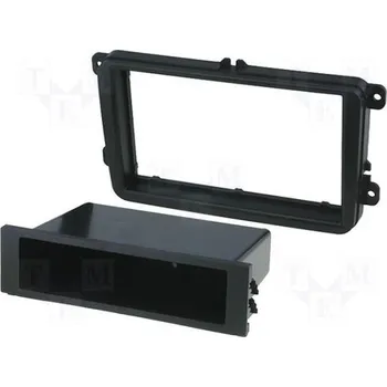 ISO redukce Rámeček autorádia 2-DIN Seat/Škoda/VW